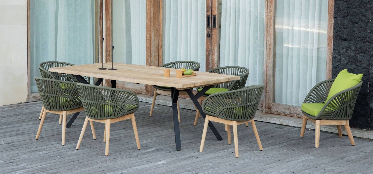 Прямоугольный садовый стол из тикового дерева cbdesign Y ARCH-00048590 - Вид №2