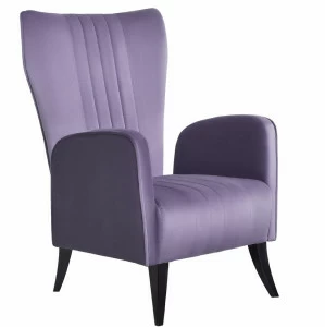 Кресло DEVIS purple серое TESORI ДИЗАЙНЕРСКИЕ 281275 Сиреневый