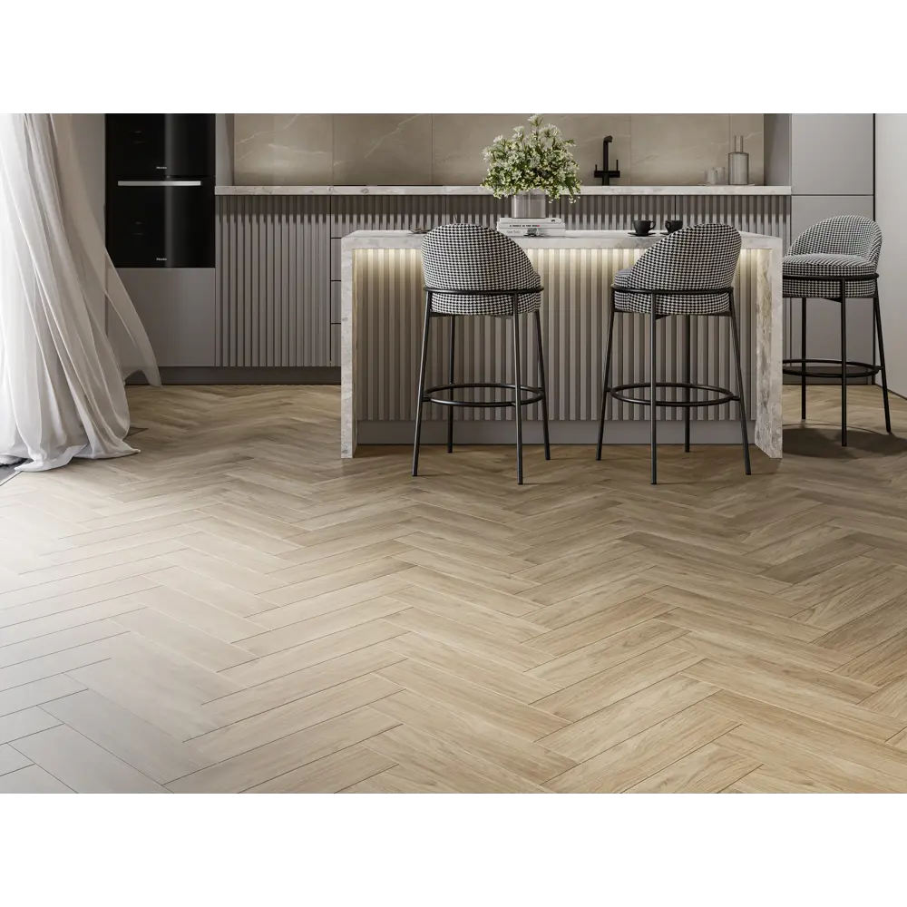 Глазурованный керамогранит Gracia Ceramica Cozy 12.5x50 см 0.875 м² матовый цвет бежевый STLM-2103575 - Вид №4