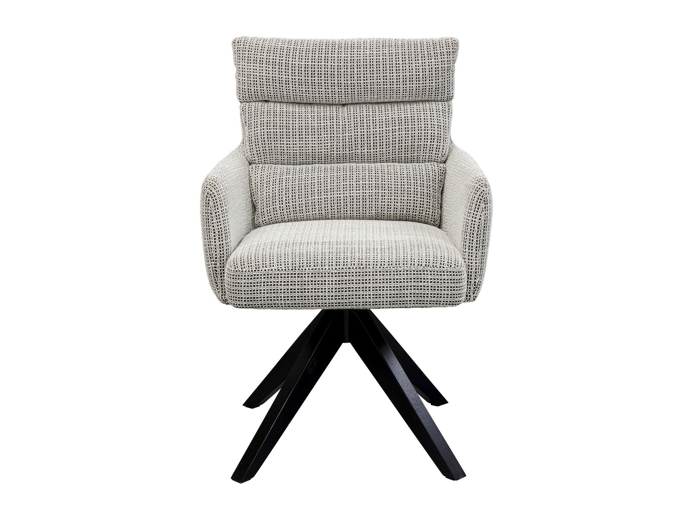 Тканевый поворотный стул с подлокотниками KARE Design BOSSE ARCH-00055964 - Вид №8