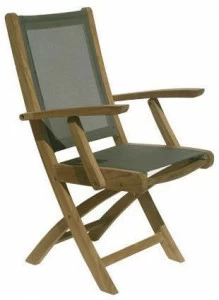 Il Giardino di Legno Складной садовый стул из batyline® с подлокотниками Macao 341
