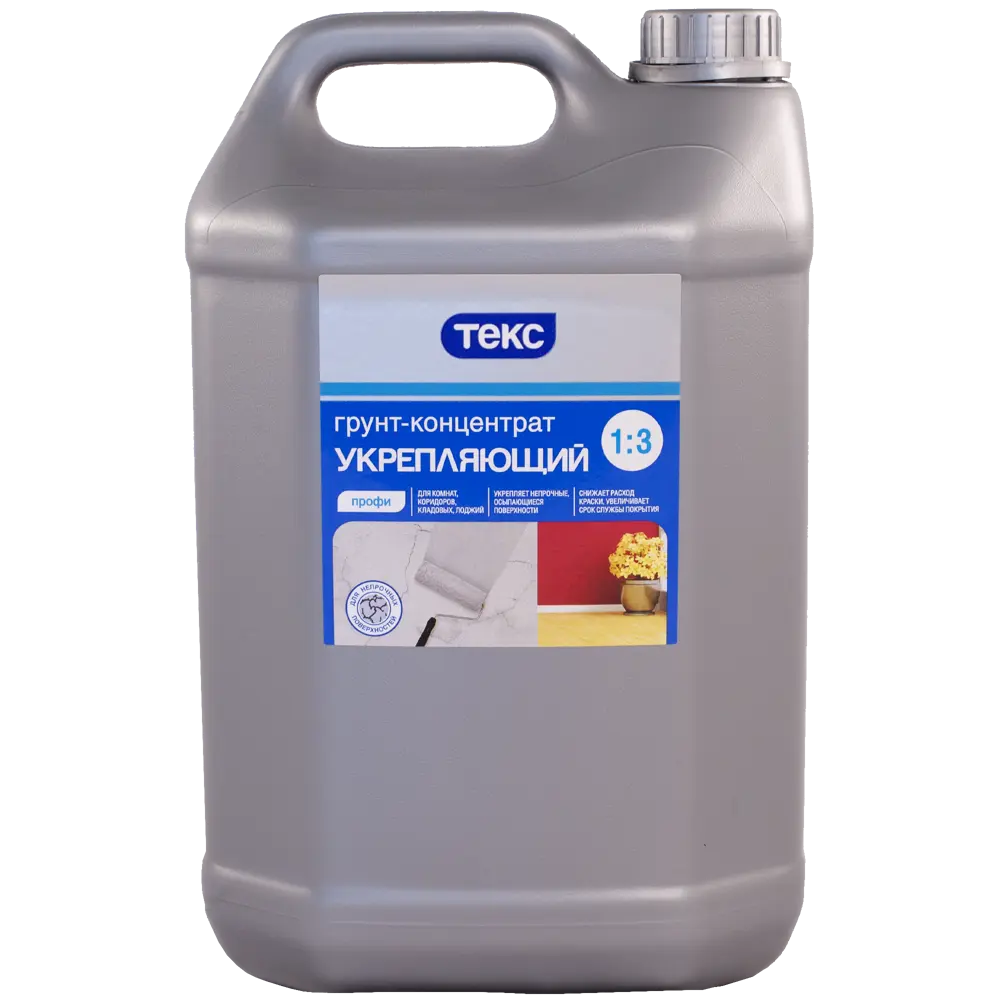 Грунтовка концентрат укрепляющая Текс Профи 5 л STLM-2095663