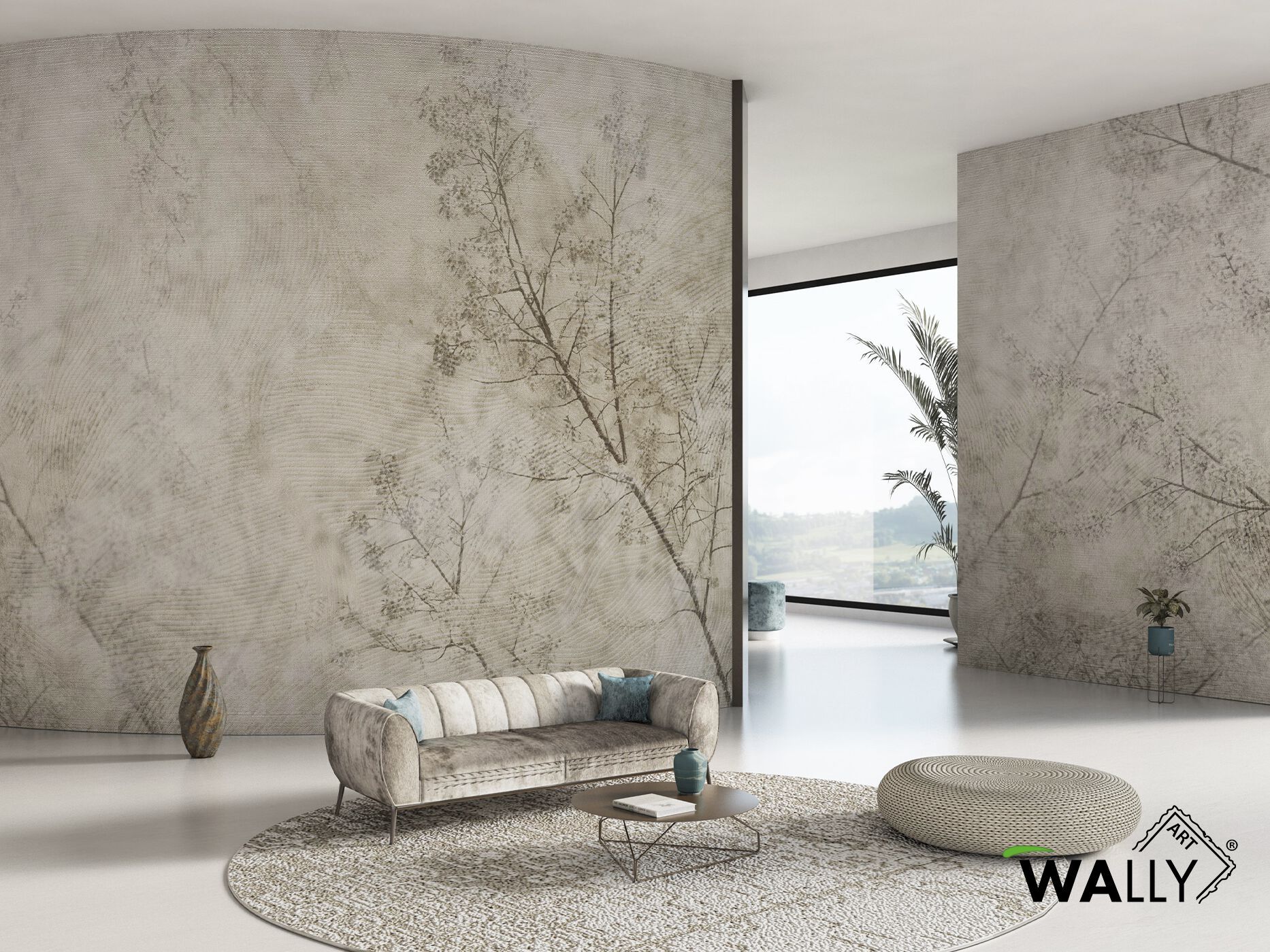 Моющиеся нетканые обои WALLYART Lacollection ARCH-00029471