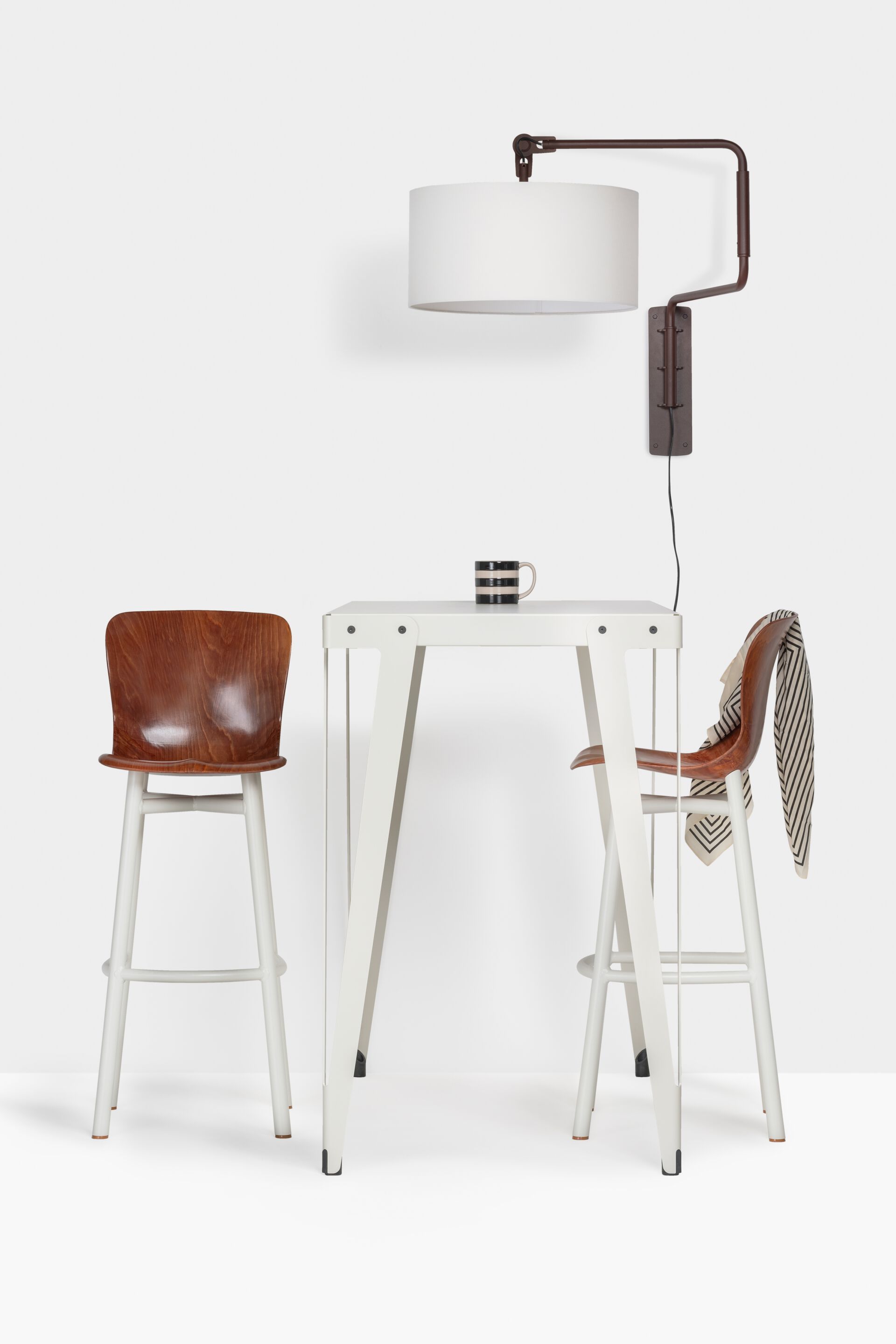 Настенный светильник из стали и ткани с гибкой рукояткой FUNCTIONALS SWIVEL ARCH-00039568 - Вид №25