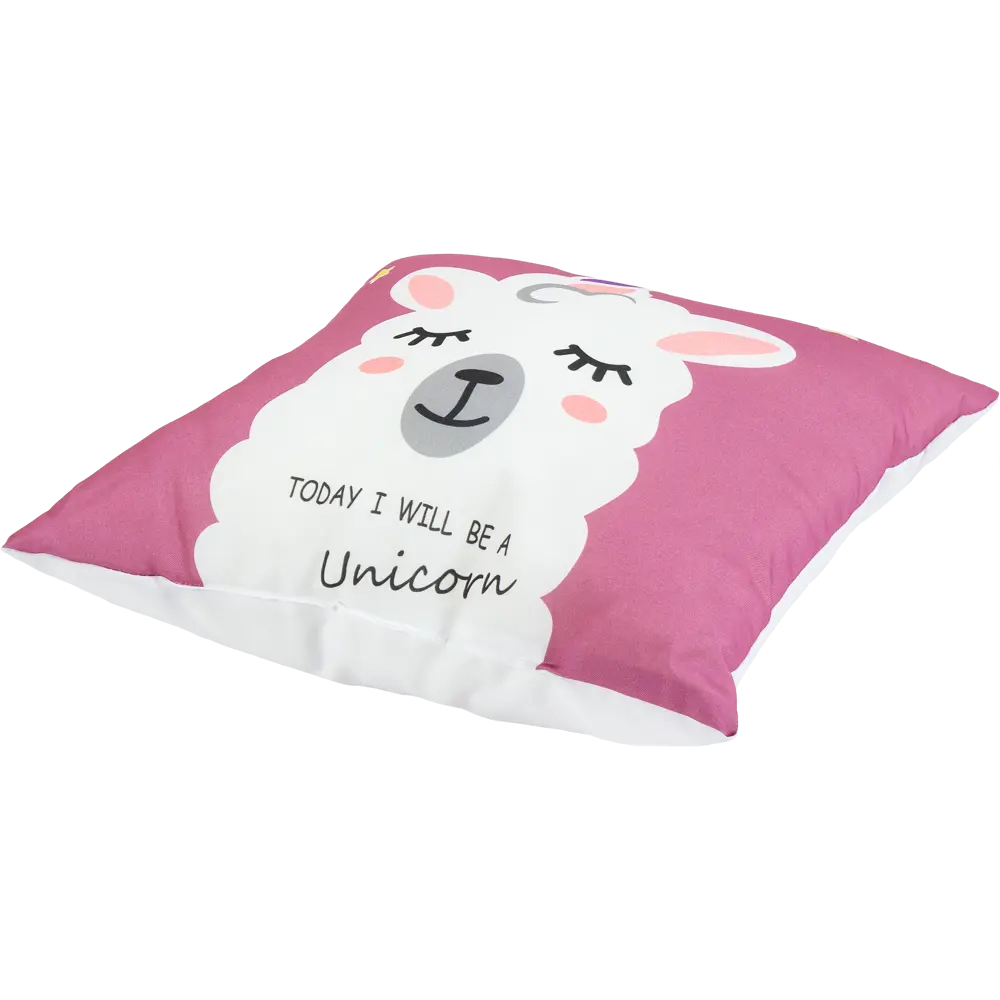 Подушка «Единорог» полиэстер 40х40 см цвет фиолетовый SEASONS STLM-2057327 - Вид №1