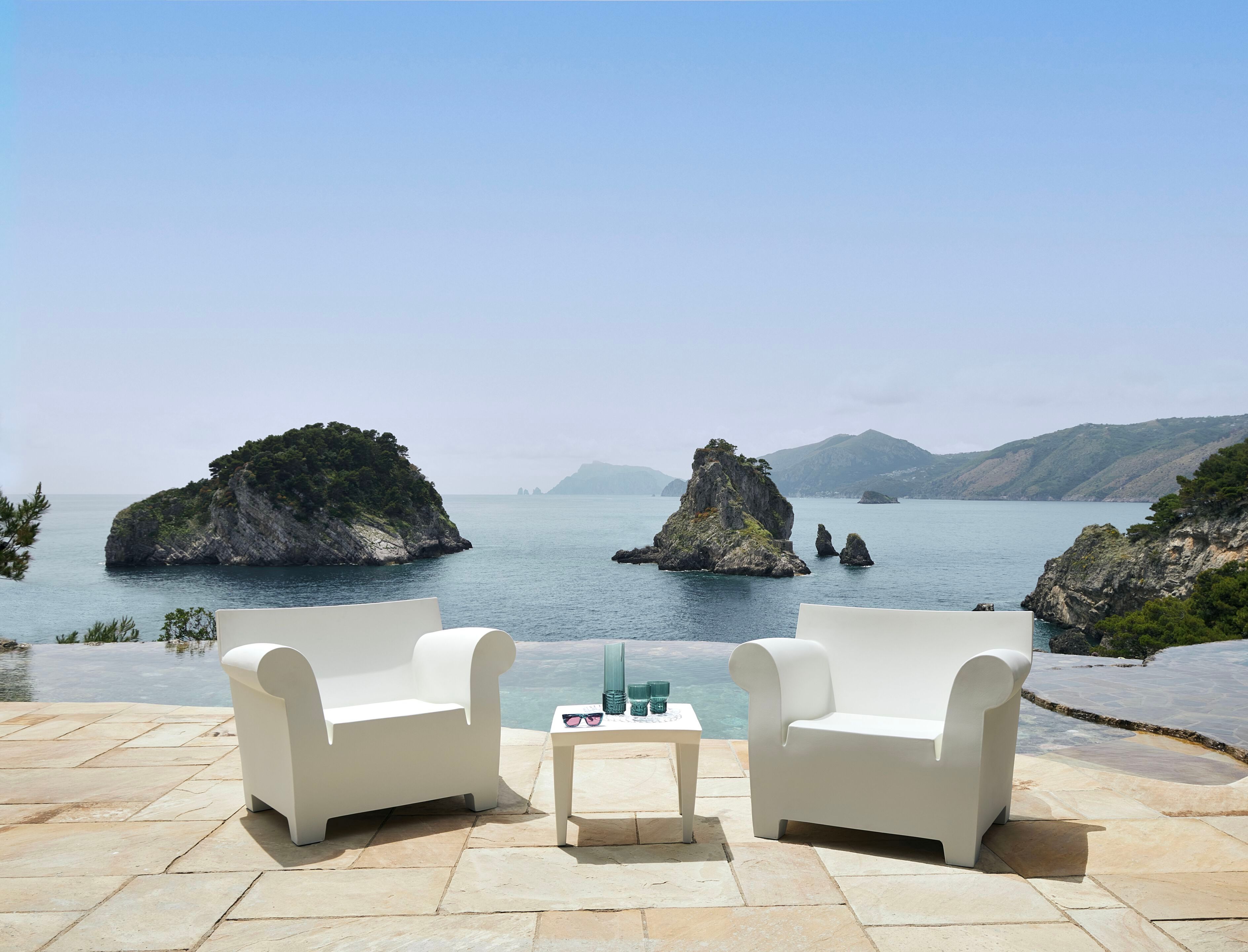 Квадратный садовый стол из полиэтилена Kartell Bubble ARCH-00089617 - Вид №10