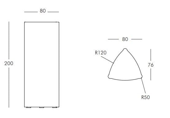 Полиэтиленовый трехсторонний световой тотем SLIDE CITY ARCH-00113895 - Вид №2