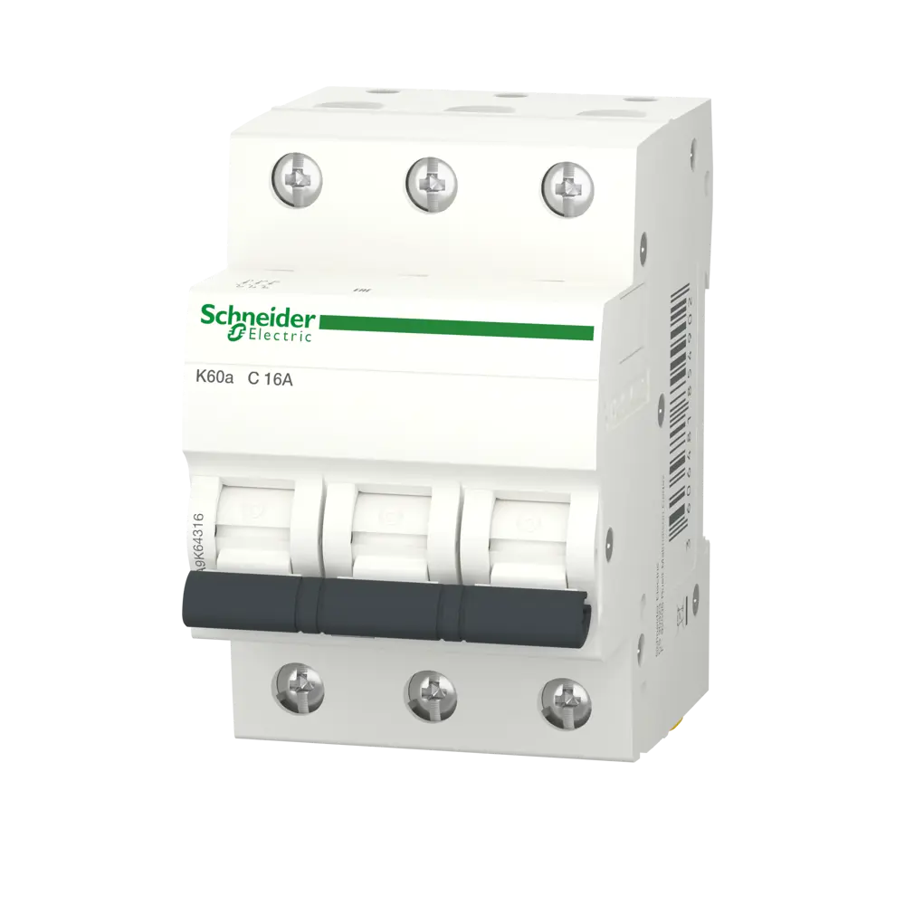 Автоматический выключатель Systeme Electric Acti9 3P C16 А 4.5 кА STLM-2128790