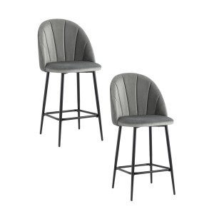 Барный стул 49x100x54 цвет серый СТУЛ ГРУП