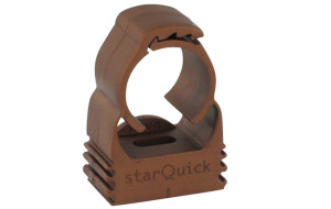 0855828 starQuick® Хомуты — медного цвета для сантехнических труб и труб с электрокабелями для крепления стене, полу или потолку walraven