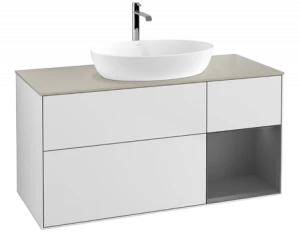 Villeroy&Boch Тумба под раковину Прямоугольная версия FA73GKMT Finion White Matt Lacquer