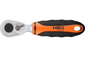 15758530 Трещоточный ключ для насадок (1/4", 105 мм) 08-512 NEO Tools