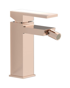 Смеситель для биде на 1 отверстие в комплекте с донным клапаном. WE ARE IB ru220rs Rose Gold Rubacuori