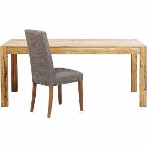 Обеденный стол деревянный с прямыми ножками 180 см Attento KARE ATTENTO 323074 Дуб сонома;бежевый