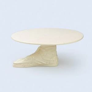 Подставка-столик керамическая Hestia белая