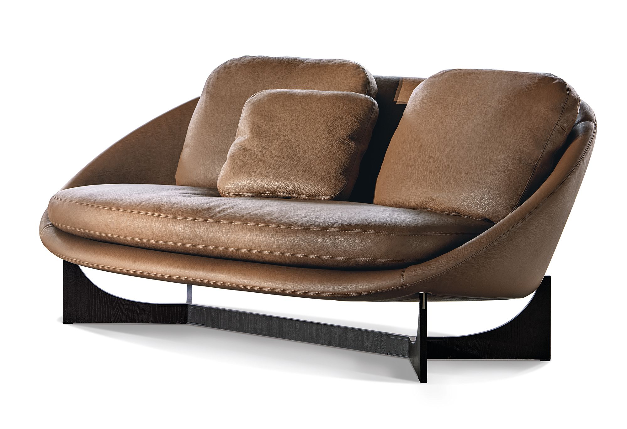 2-местный кожаный диван Minotti Лидо ARCH-00124749