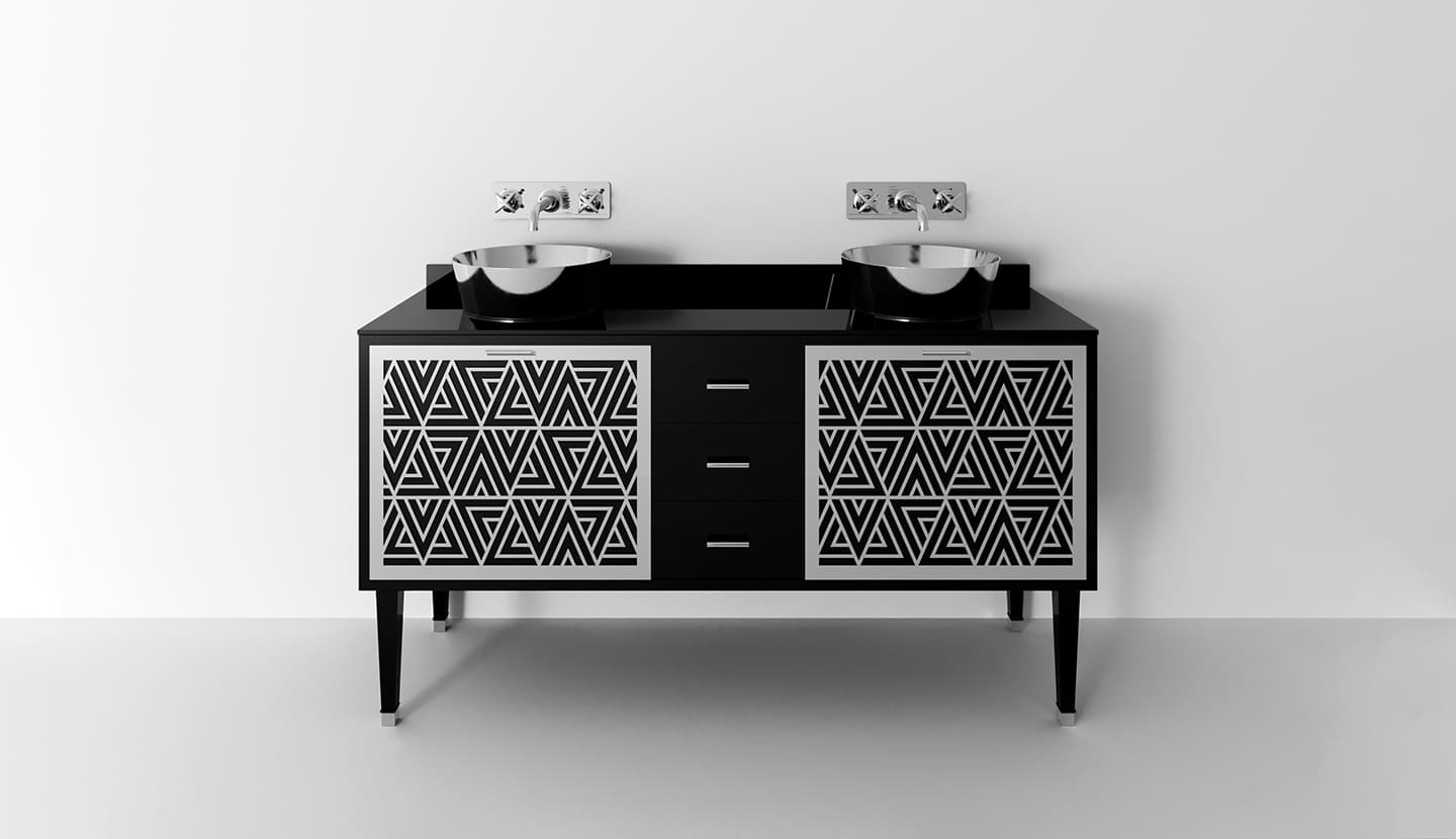 Деревянный напольный умывальник с ящиками Park Avenue CORA 3A ARCH-00127422 - Вид №2