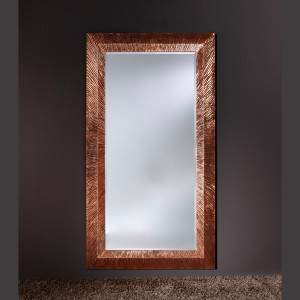 2777.432 Зеркало интерьерное Groove Copper Рамка Метал Deknudt