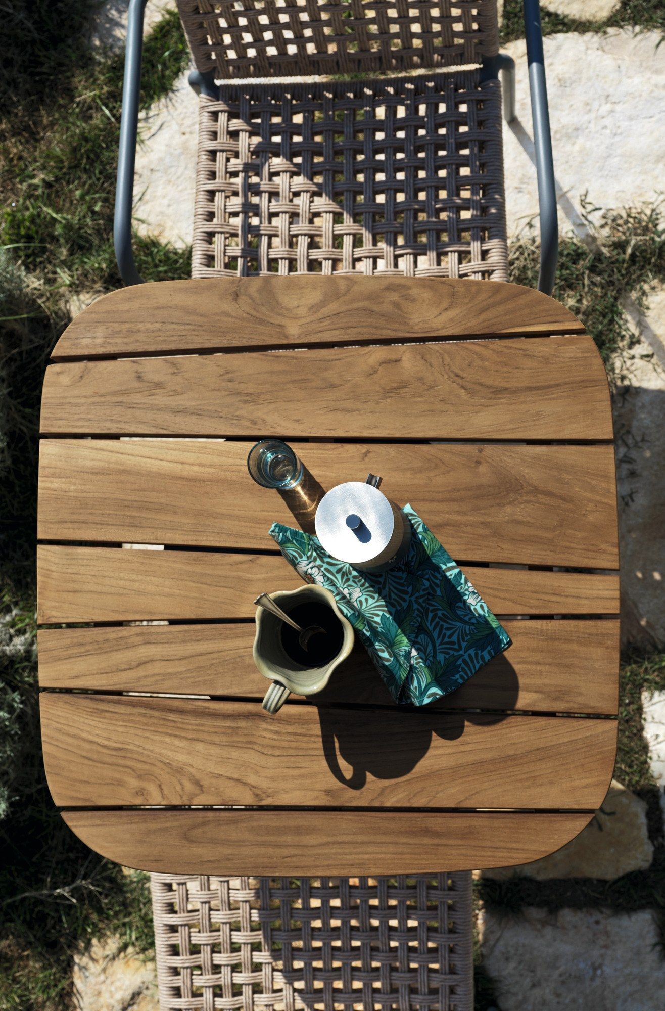 Piasentina каменный квадратный садовый стол Gervasoni Gervasoni Outdoor ARCH-00101316 - Вид №3