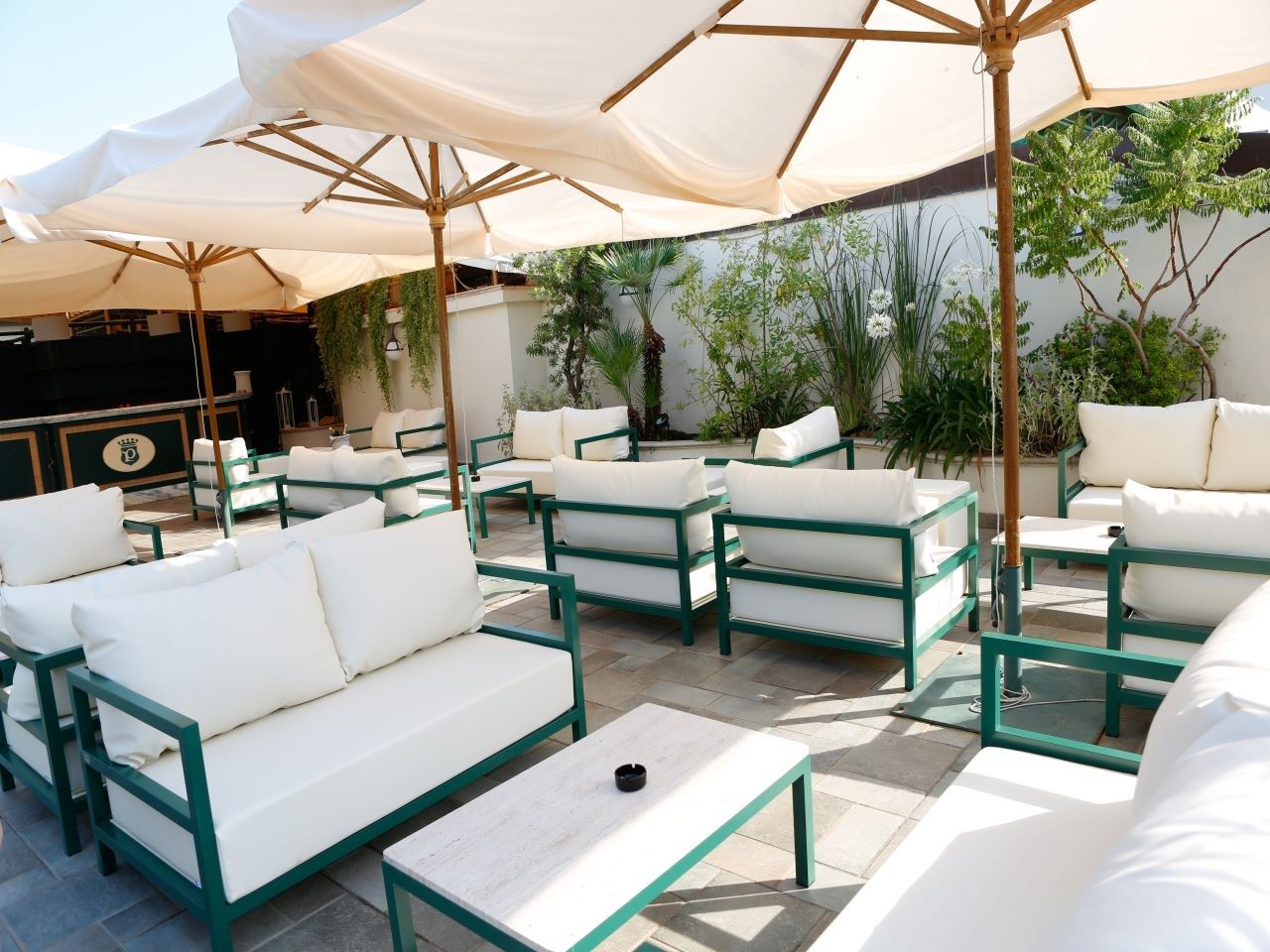 Съемное садовое кресло с мягкой тканью и подлокотниками Rever Калифорния ARCH-00131576 - Вид №1