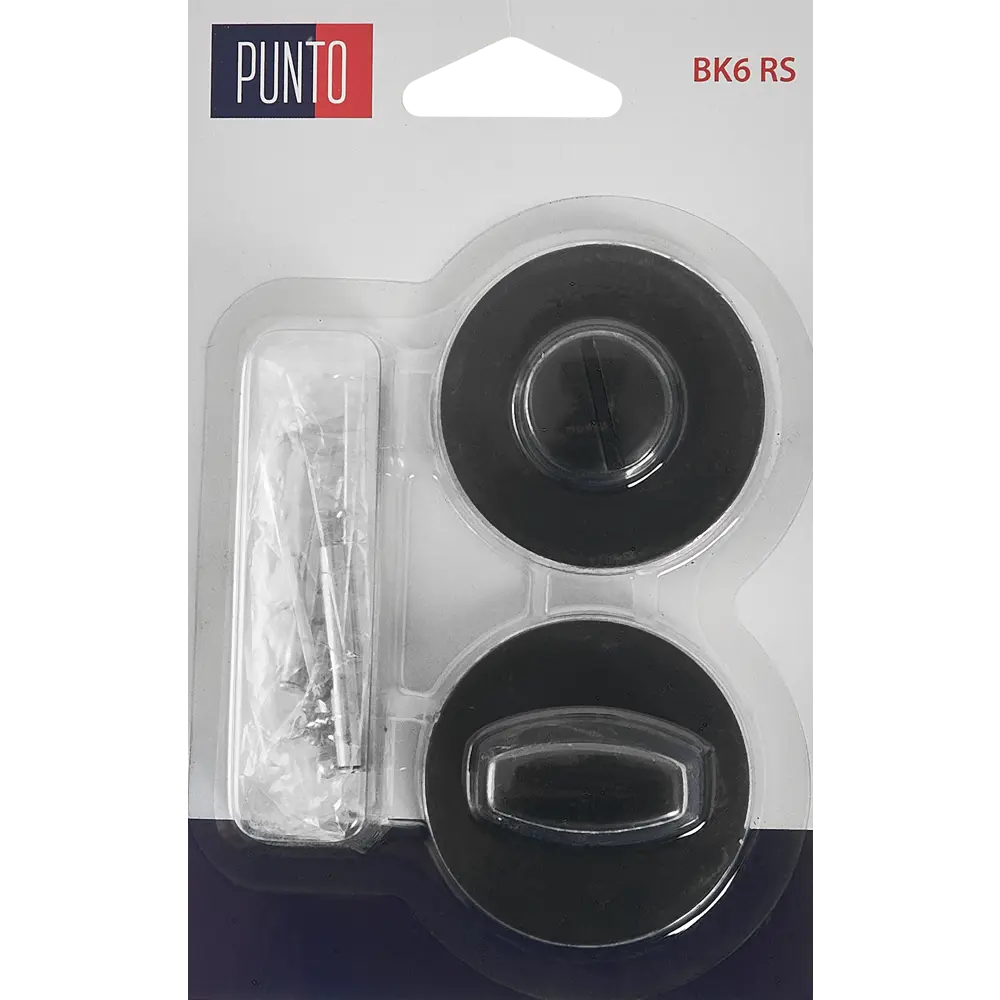 PUNTO Ручка поворотная для межкомнатных дверей BK6.R.RS52 черная матовая 85282364 STLM-0060774 - Вид №3