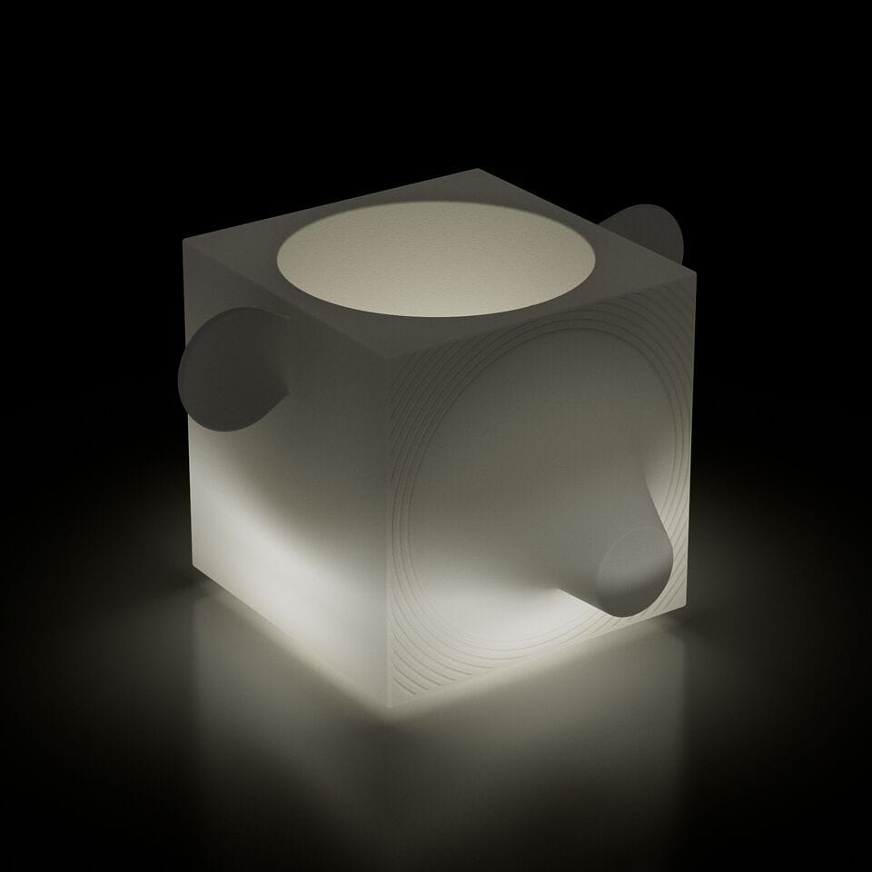 Квадратный полиэтиленовый садовый горшок Lyxo Design FERA CAPO ARCH-00031111 - Вид №4