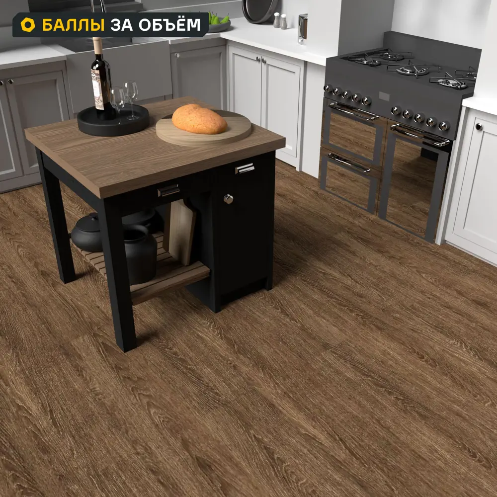 ATRIUM SPC плитка Дуб Веллингтон - премиальное напольное покрытие 33 класса 86373010 STLM-1581482