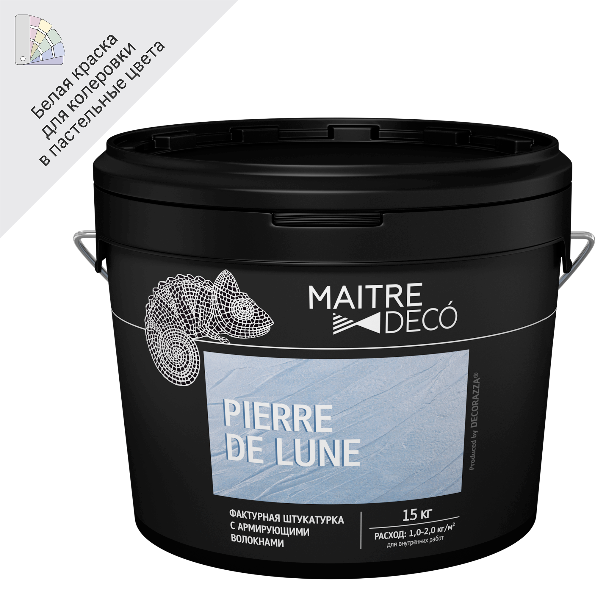 82891087 Фактурная штукатурка «Pierre De Lune» 15 кг STLM-0037581 MAITRE DECO