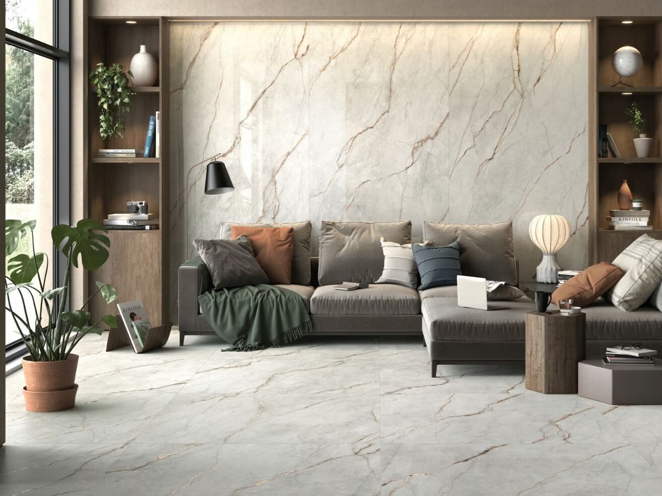 Пол / напольное покрытие из керамогранита с мраморным эффектом Imola THE ROOM ARCH-00073362 - Вид №25