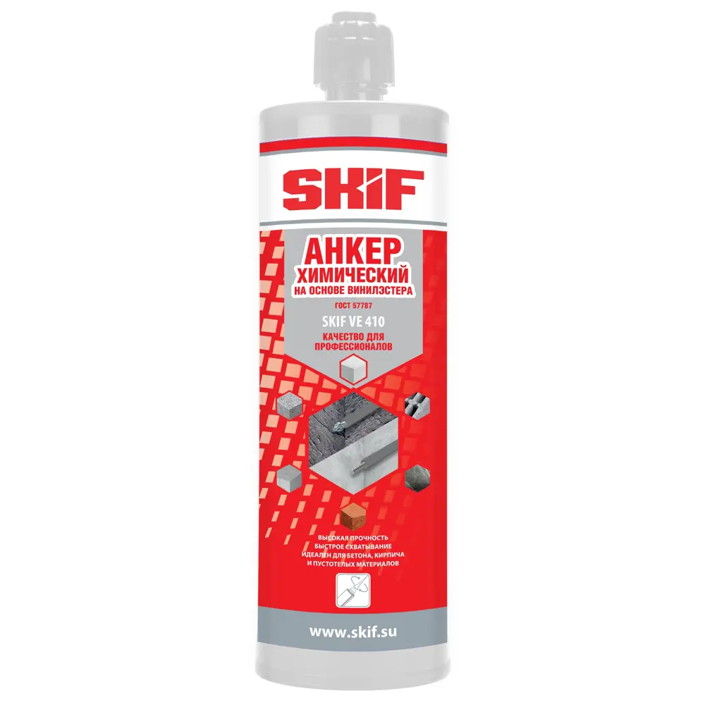 Химический анкер SKIF VE 410 для прочного крепления конструкций 89364453 STLM-1508199