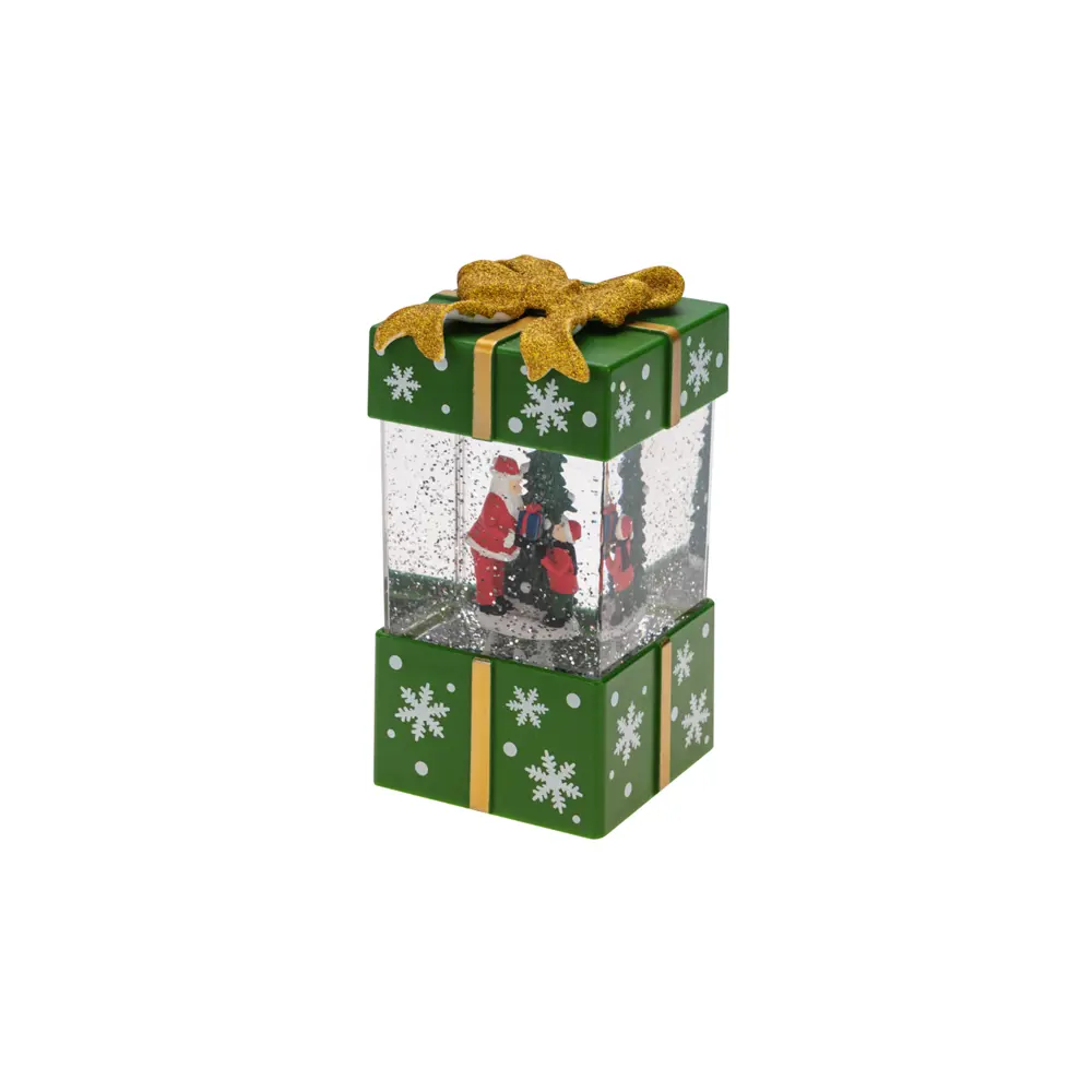 89380293 Электрогирлянда - фигура Подарок для дома 2 лампы 19 см зеленый STLM-1324610 Santreyd  - Вид №7