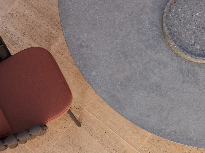 Легкий бетонный круглый обеденный стол TRIBÙ Tao ARCH-00128794 - Вид №5