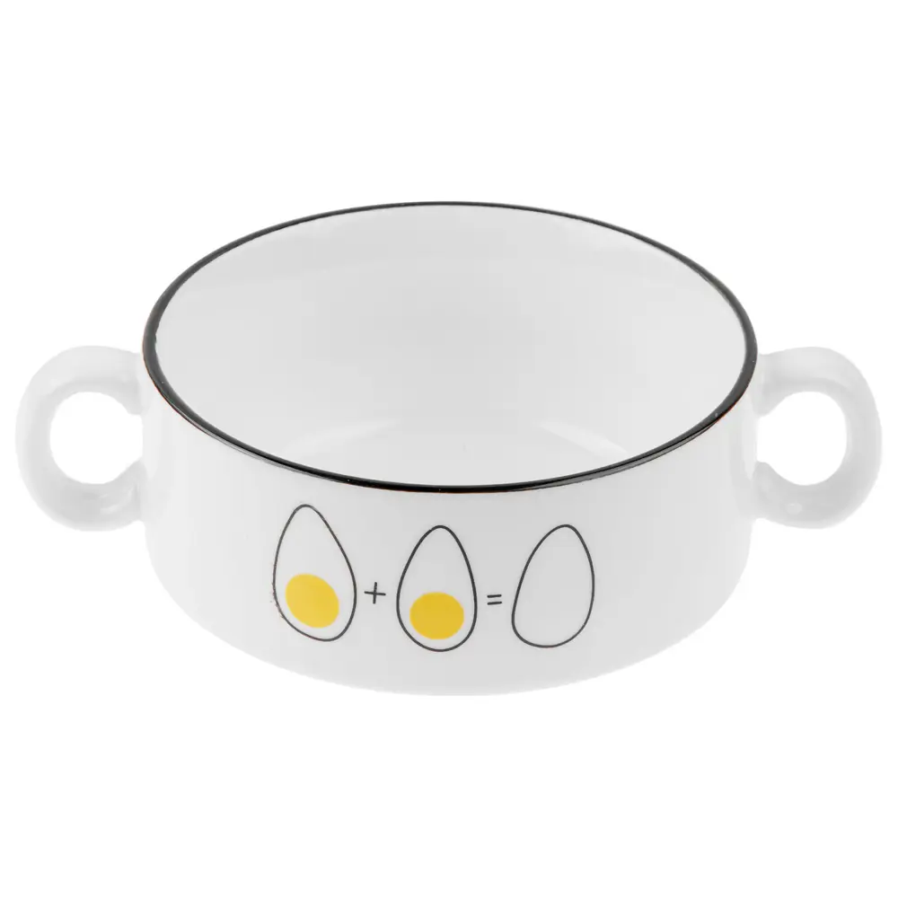 Супница Perfecto Linea Egg 17-300153 15.80x5.50x11 см керамика цвет белый