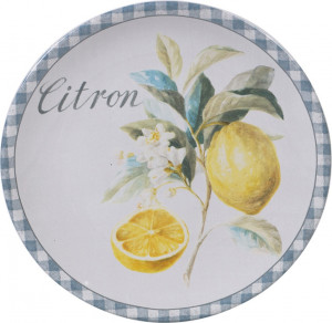 10652462 Certified International Тарелка закусочная Certified Int. Лимоны 23см, керамика (Citron) Керамика