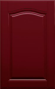Фасады для кухни Кантри Фрезеровка «Оксфорд» Вишневый глянец №182