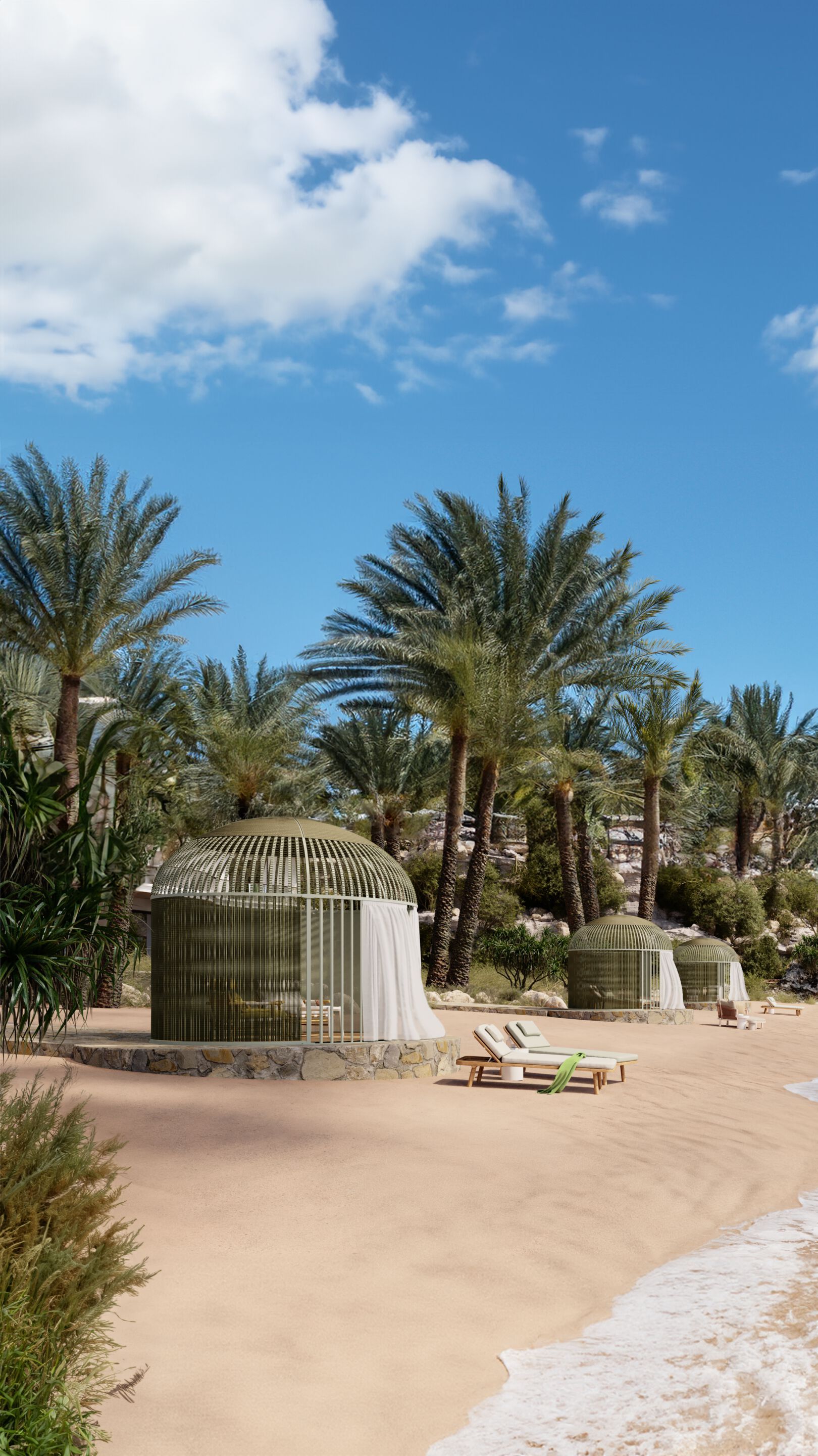 Круглая алюминиевая беседка YAAZ Fess ARCH-00068683 - Вид №2