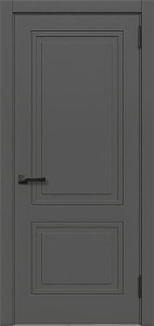 93821781 Дверь межкомнатная Париж глухая ПВХ-плёнка цвет софт графит 200 x 70 см STLM-0576917 LOYARD