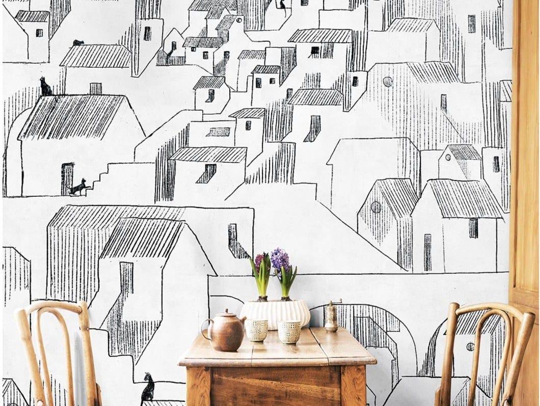 Carta da parati moderna, PVC free, eco-friendly, lavabile WallPepper Moderna-DATE ARCH-00082304