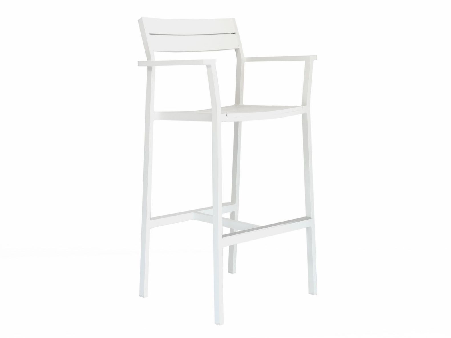 Высокий алюминиевый стул с порошковым покрытием со спинкой Case Eos ARCH-00077614 - Вид №12