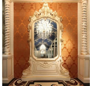 Arnaboldi Interiors Зеркало деревянное напольное в раме