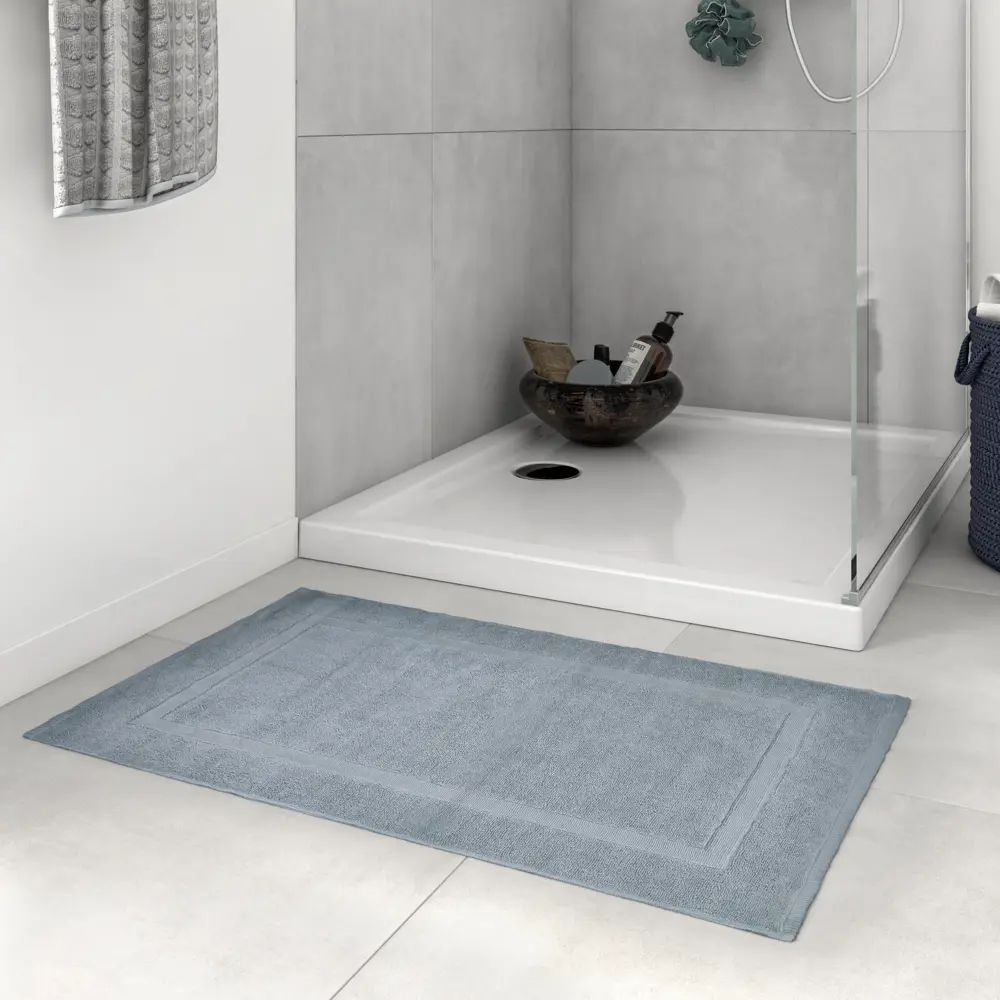 Коврик для ванной комнаты Sensea Terry 50x80 см цвет серый Без серии STLM-2156323 - Вид №3