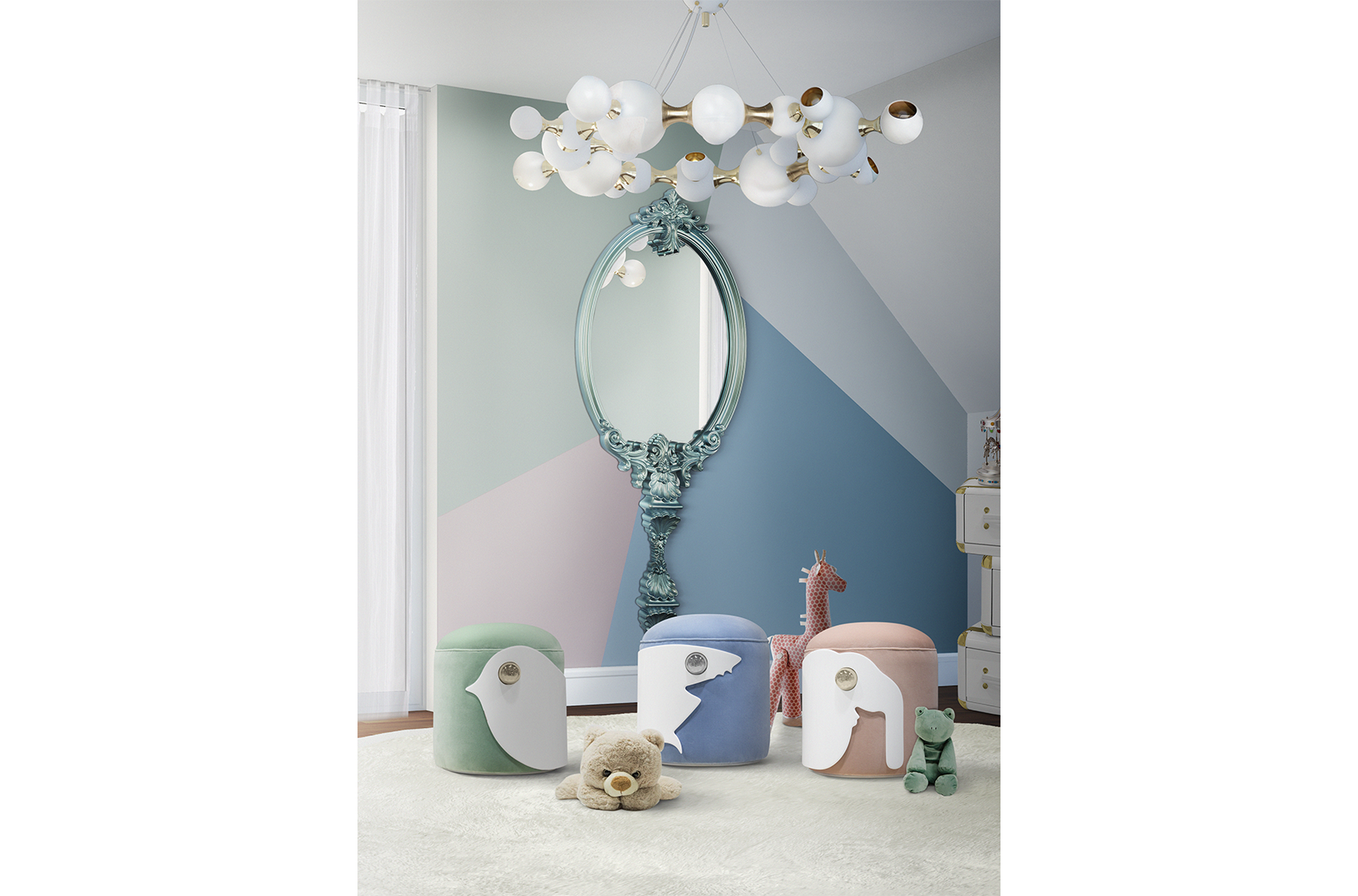 CIST691 Детские пуфики Птица Circu  - Вид №27