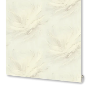 Флизелиновые обои Euro Decor Flora белые с цветочным рисунком 1.06 м 89437897