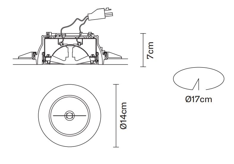 Утопленный потолочный светильник Fabbian Tools ARCH-00135711 - Вид №2