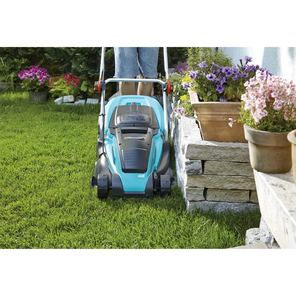 Газонокосилка электрическая PowerMax 1800/42 1700 Вт 42 см GARDENA STLM-2116731 - Вид №9