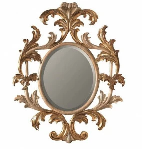BLEU PROVENCE Овальное зеркало из дерева в раме Specchi in legno