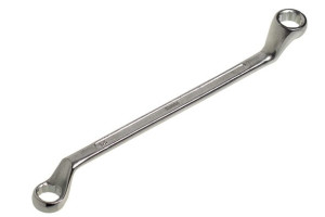 17226984 Гаечный двухсторонний ключ накидной, хромированный, 19 х 22 мм , 43-3-919 РемоКолор