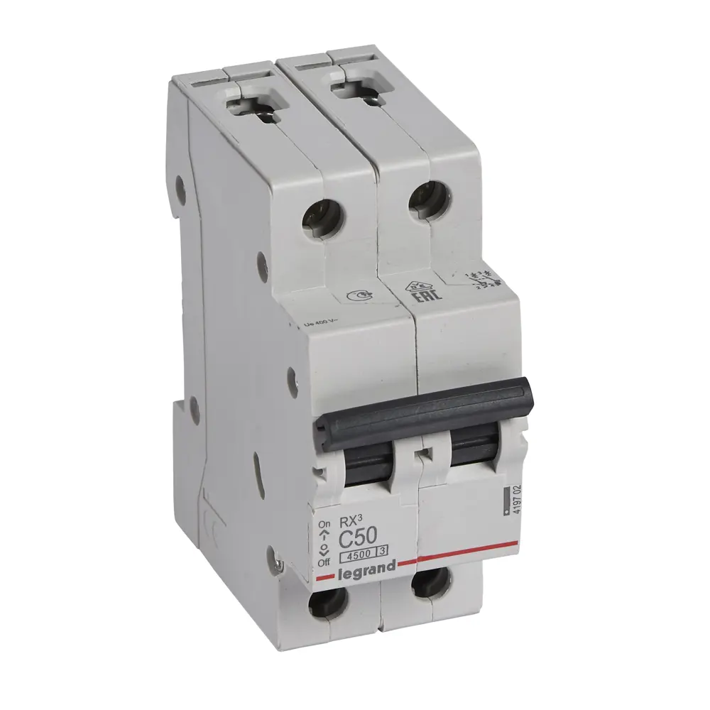 Автоматический выключатель Legrand RX3 10А однополюсный 89334864 STLM-1406359