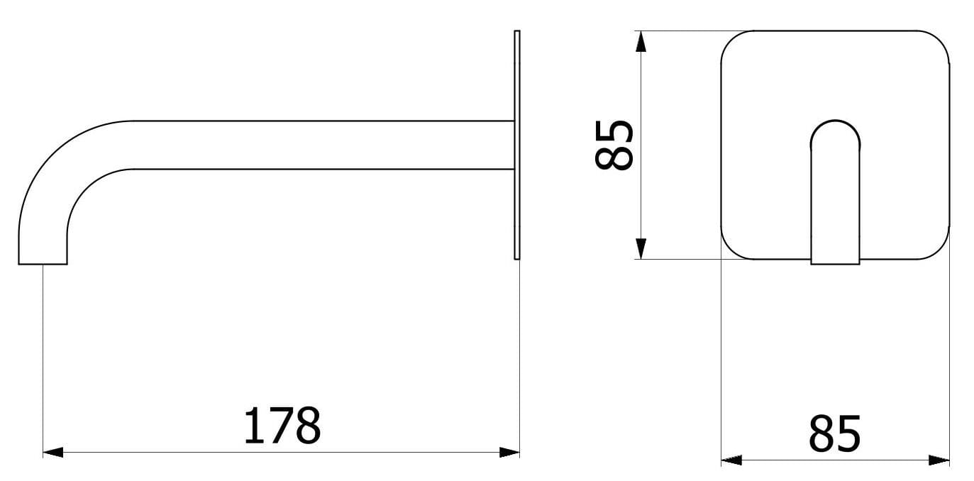 Настенный дозирующий носик IB Reflex ARCH-00006059
