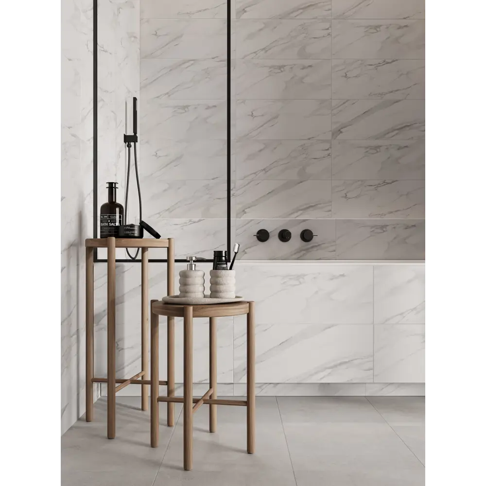 Настенная плитка Gracia Ceramica Hugo 25x60 см 1.2 м² глянцевая цвет белый STLM-2045513 - Вид №4